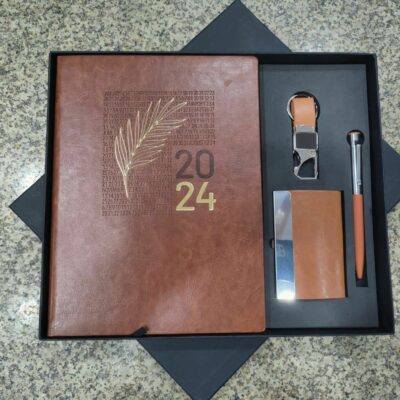 Premium Diary 2024 Gift Set of 4 in 1
